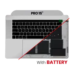 Top Case with Battery and Keyboard (ANSI US) For MacBook Pro 15" A1707 (2016-2017) (Space Gray)