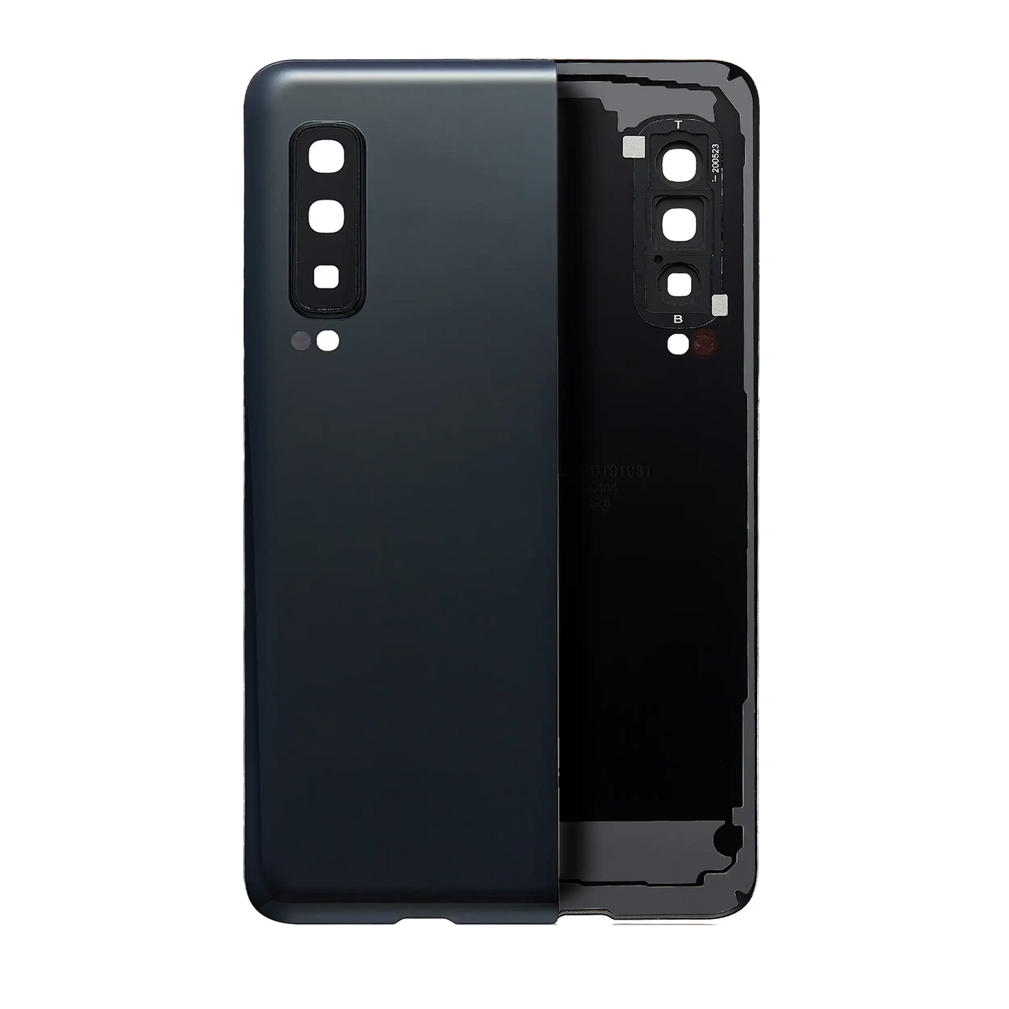 Back Cover Glass With Camera Lens For Samsung Galaxy Z Fold 4G (Cosmo Black)