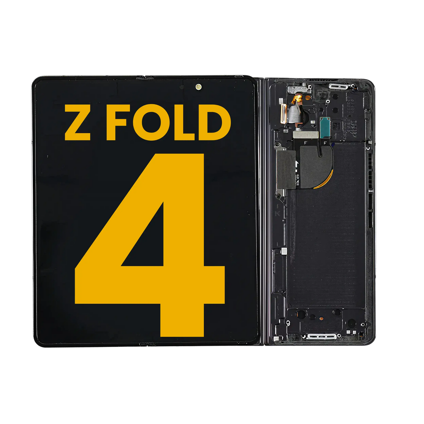Inner OLED Assembly With Frame For Samsung Galaxy Z Fold 4 5G (US & International) (Refurbished) (Graygreen)