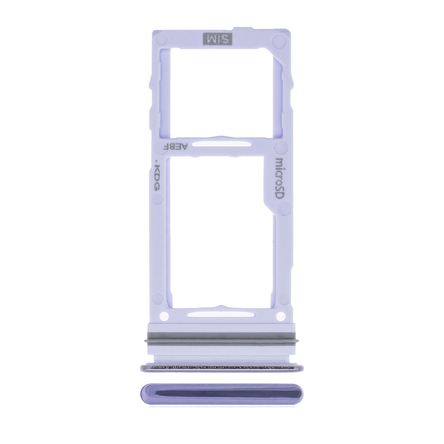 Single Sim Card Tray For Samsung Galaxy A72 (A725 / 2021) (Awesome Violet)
