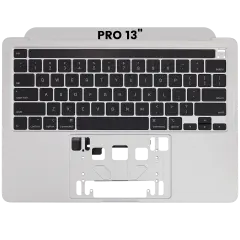 Top Case with Keyboard (ANSI US) For MacBook Pro 13" A2289 (2020) (OEM New) (Silver)