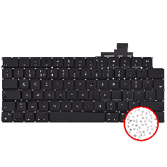 Keyboard W/ Backlight & Screws For MacBook Air 13" (A2681 / Mid 2022) (UK English)