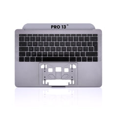 Top Case with Keyboard (ISO French) For MacBook Pro 13" A1708 (2016-2017) (Space Gray)