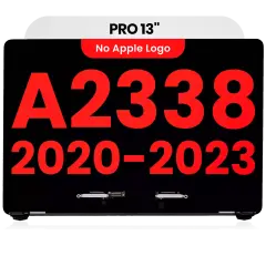 Complete LCD Display Assembly For MacBook Pro 13" A2338 (2020) / (Aftermarket Plus) (Silver)