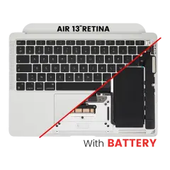 Top Case with Battery and Keyboard (ISO UK) For MacBook Air 13" A2337 (2020) (Space Gray)