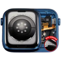Housing Assembly Compatible For Watch Series 7 (45MM) (Used OEM Pull: Grade A) (GPS Version) (Aluminum / Blue)