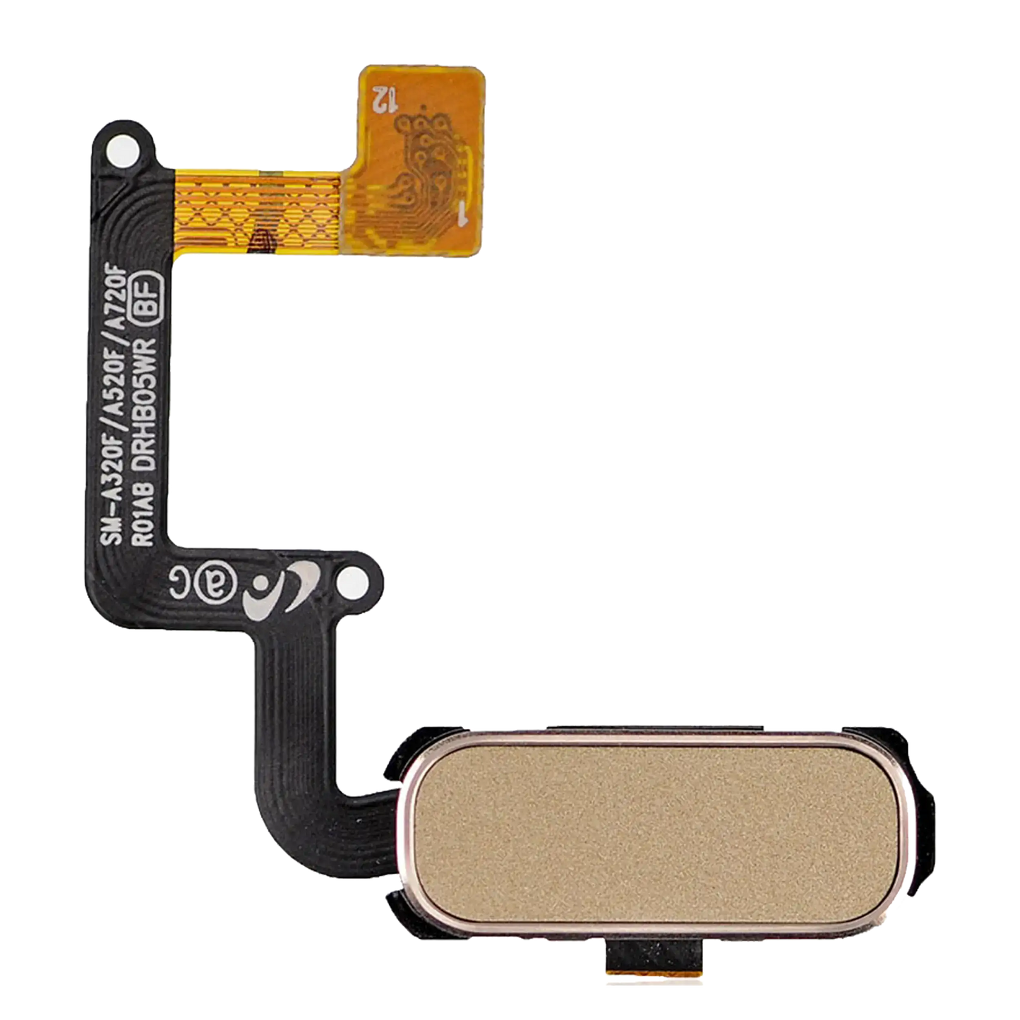 Fingerprint Reader With Flex Cable For Samsung Galaxy A3 (A320 / 2017) / A5 (A520 / 2017) / A7 (A720 / 2017) (Gold)