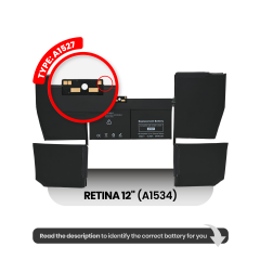 Battery (A1527) For MacBook 12" A1534 (2015)