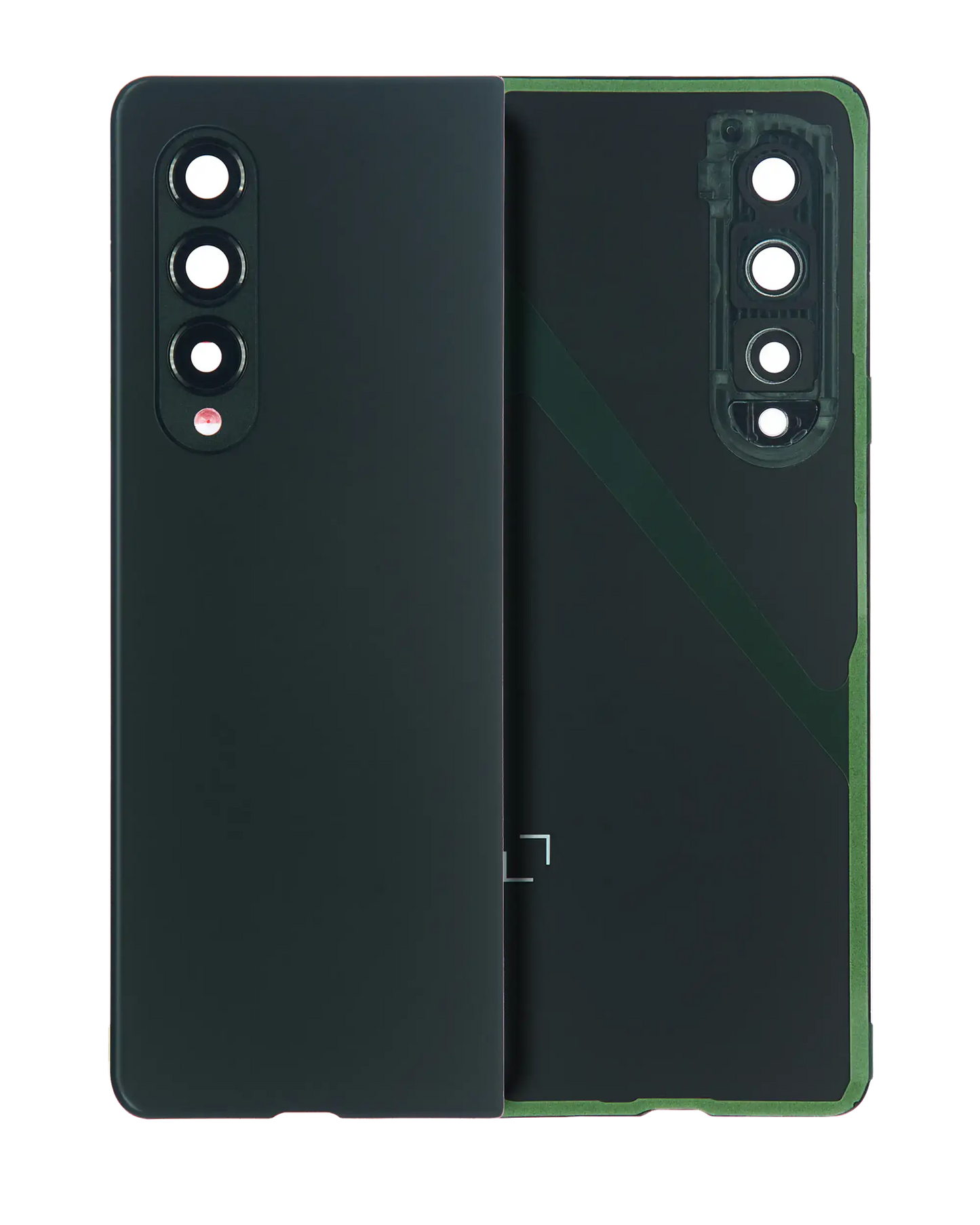 Back Cover Glass With Camera Lens For Samsung Galaxy Z Fold 3 5G (Premium) (Phantom Green)