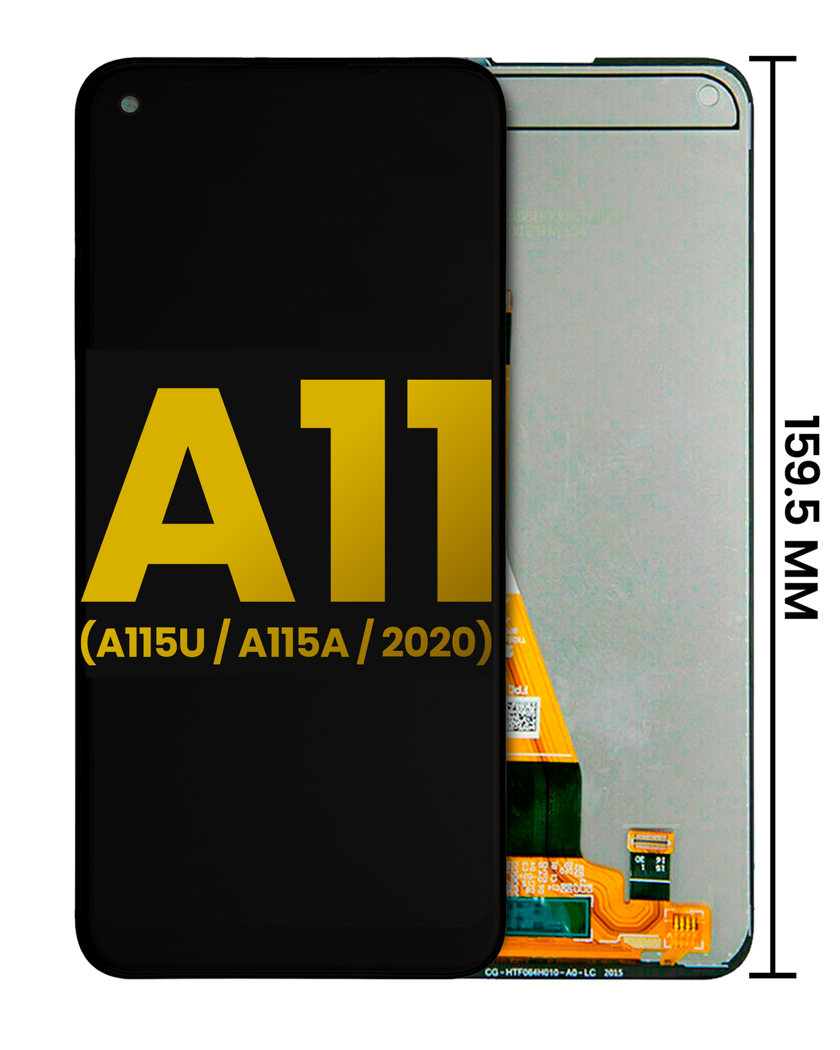 LCD Assembly Without Frame For Samsung Galaxy A11 (A115U / A115A / 2020) (US Version) (Refurbished) (All Colors)