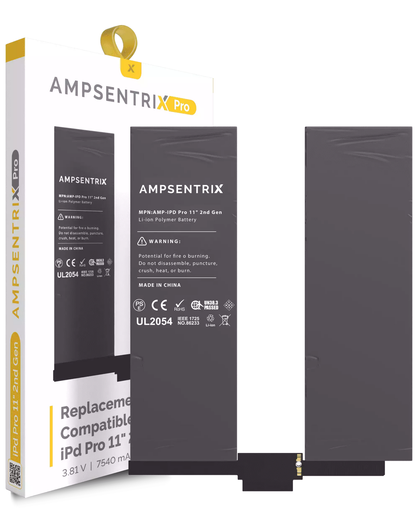 Replacement Battery For iPad Pro 11" 2nd Gen (2020) (AmpSentrix Pro)