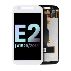 LCD Assembly Without Frame For Motorola Moto E2 (2nd Gen) (X1529 / 2015) (White) (Genuine OEM)