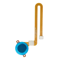 Fingerprint Reader With Flex Cable For Motorola Moto E6 Play (XT2029 / 2019) (Turquoise Blue)