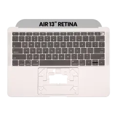 Top Case with Keyboard (ANSI US) For MacBook Air 13" A1932 (2018-2019) (OEM New) (Space Gray)