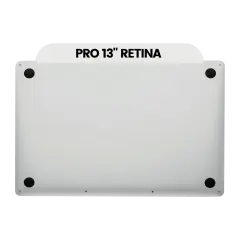 Bottom Case For MacBook Pro 13" A1708 (2016-2017) (Used OEM Pull: Grade B/C) (Silver)