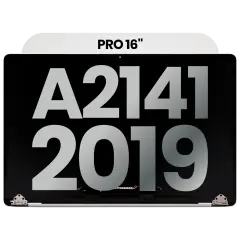 Complete LCD Display Assembly For MacBook Pro 16" (A2141 / Mid 2019) (Used OEM Pull: Grade A) (Silver)