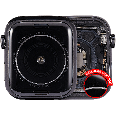 Housing Assembly Compatible For Watch Series 5 (44MM) (Used OEM Pull: Grade A) (Cellular Version) (Aluminum / Space Black)