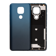 Back cover Glass For Motorola Moto E7 Plus (XT2081 / 2020) (Navy Blue)