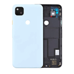 Back Housing Assembly For Google Pixel 4a (Genuine OEM) (Barely Blue)