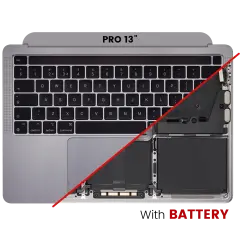 Top Case with Battery and Keyboard (ANSI US) For MacBook Pro 13" A2338 (2020) (Space Gray)