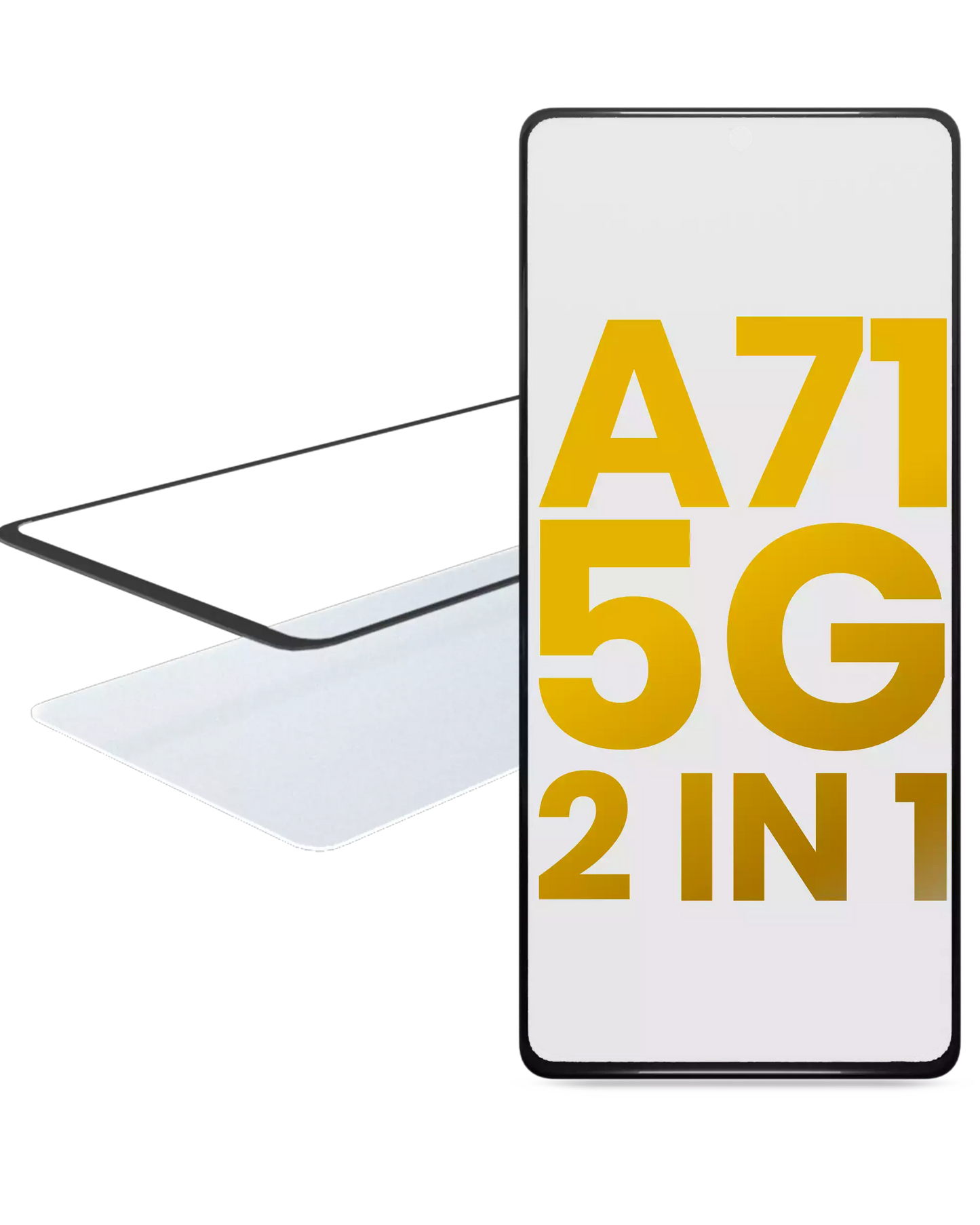 2 in 1 Front Glass With OCA Pre-Installed For Samsung Galaxy A71 5G (A716 / 2020)