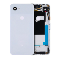 Back Housing For Google Pixel 3a (Genuine OEM) (Clearly White)
