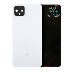 Back Glass For Google Pixel 4 (Genuine OEM) (Clearly White)