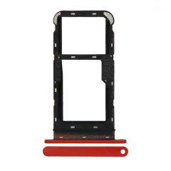 Dual Sim Card Tray For Motorola Moto E7 Power (XT2097-6 / 2021) (Coral Red)