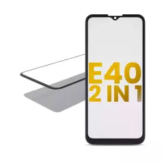 2 in 1 Front Glass With OCA Pre-Installed For Motorola Moto E40 (XT2159 / 2021)