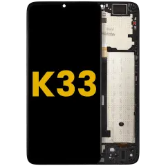 LCD Assembly With frame For TCL K33 (Refurbished) (All Colors)