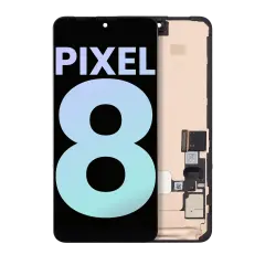 OLED Assembly With Frame (With Fingerprint Sensor) For Google Pixel 8 (Genuine OEM) (All Colors)