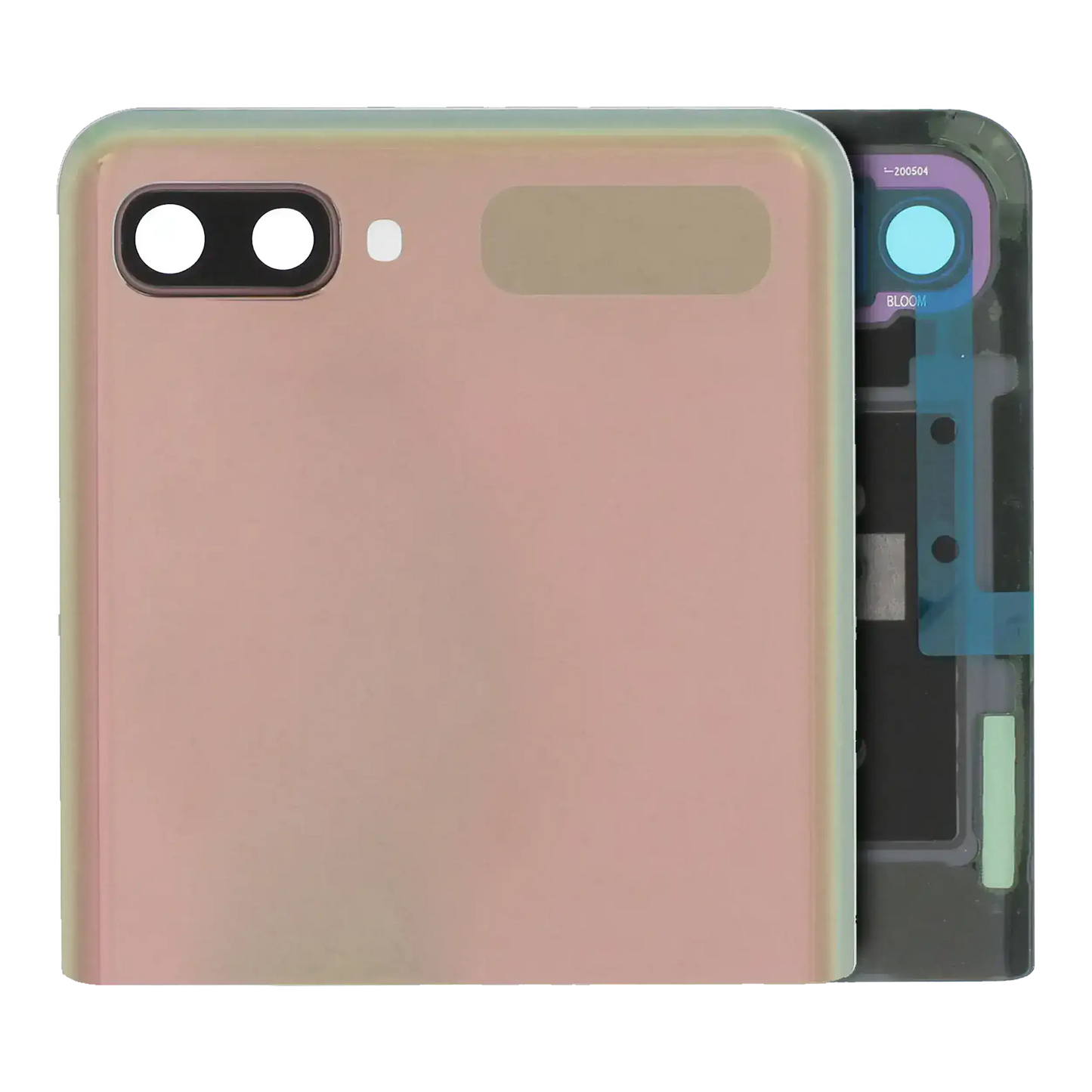 Outer OLED Assembly With Frame For Samsung Galaxy Z Flip 4G (F700) / Z Flip 5G (F707) (Service Pack) (Mystic Bronze)