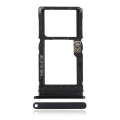 Dual Sim Card Tray For Motorola Moto G Power (XT2041-4 / 2020) (Smoke Black)