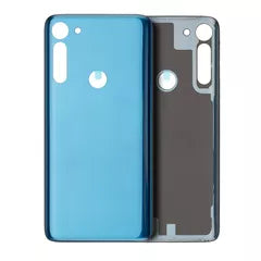Back cover Glass For Motorola Moto G8 Power (XT2041-1 / XT2041-3 / 2020) (Capri Blue)