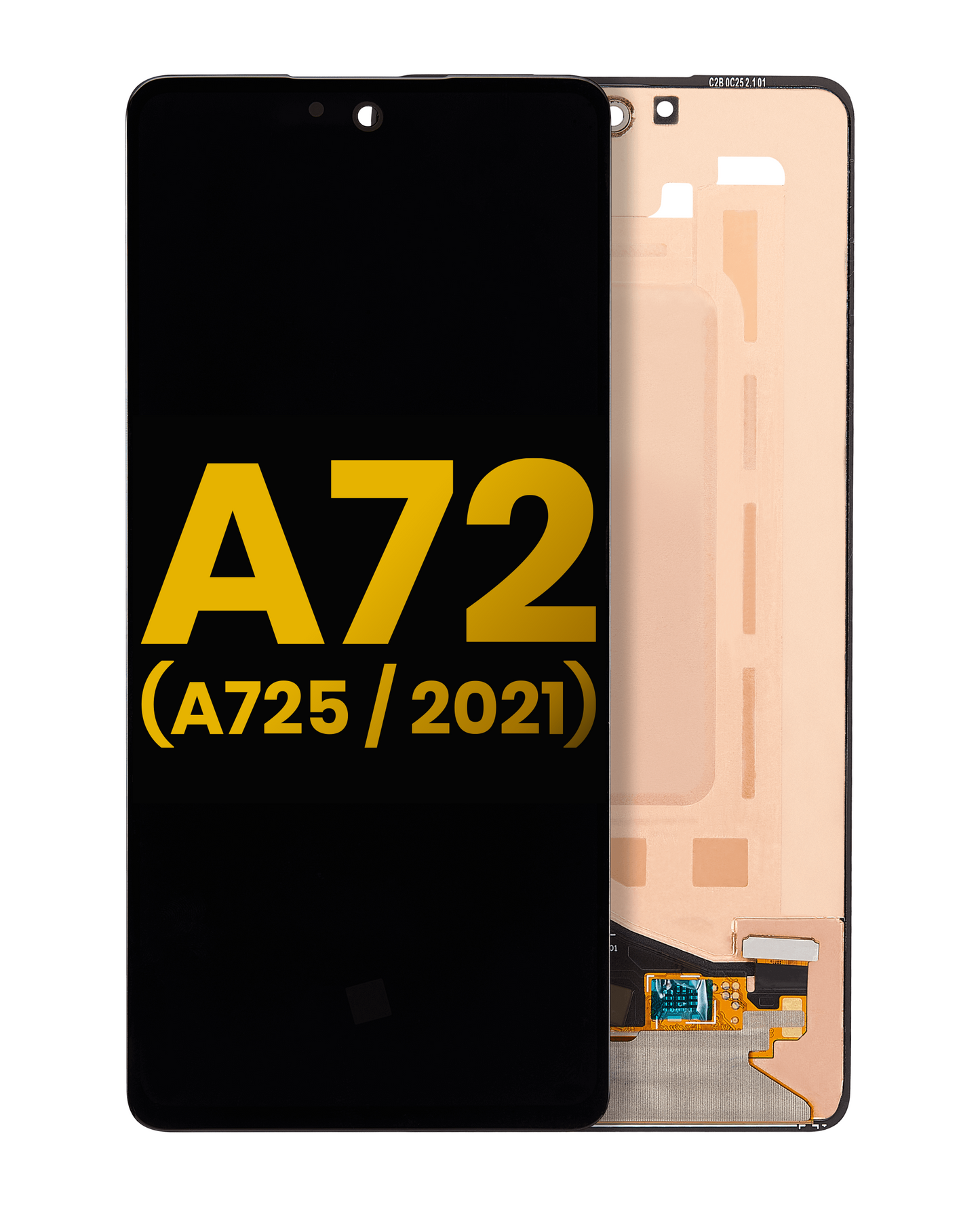 OLED Assembly Without Frame For Samsung Galaxy A72 (A725 / 2021) (Refurbished) (All Colors)