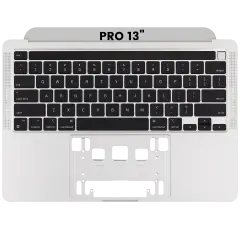 Top Case with Keyboard (ANSI US) For MacBook Pro 13" A2338 (2020) (Silver)