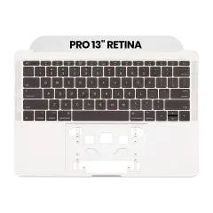 Top Case with Keyboard (ANSI US) For MacBook Pro 13" A1708 (2016-2017) (OEM New) (Silver)