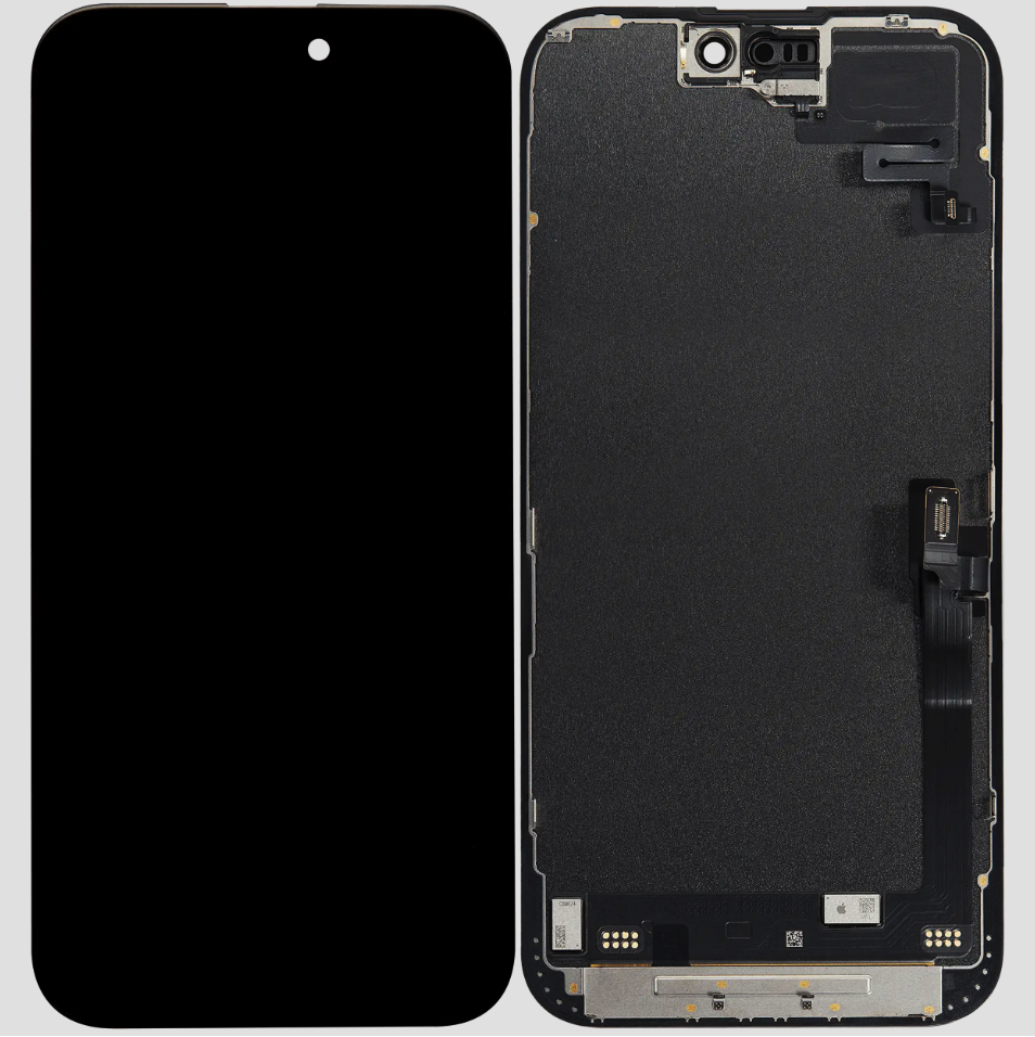 OLED Assembly With Proximity Sensor Flex Pre-Installed For iPhone 16 Plus (Service Pack)