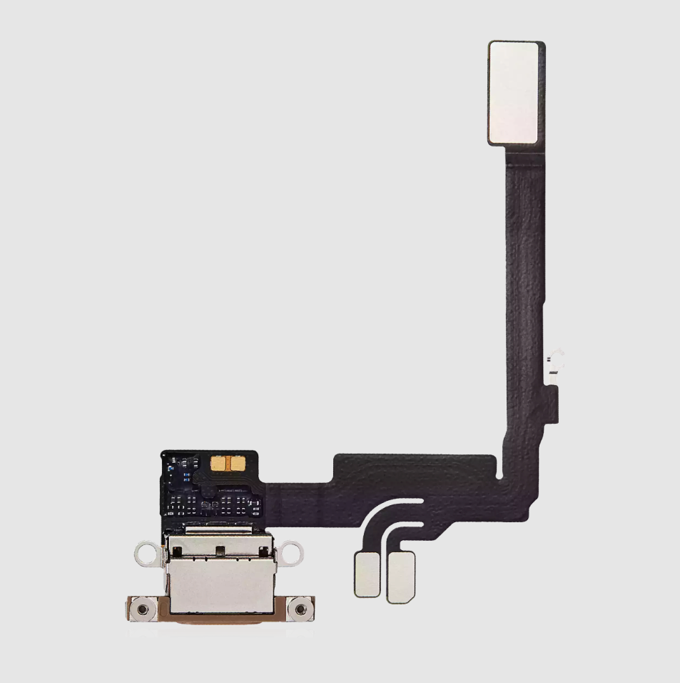Charging Port Flex Cable For iPhone 16 Pro (Premium) (Desert Titanium)