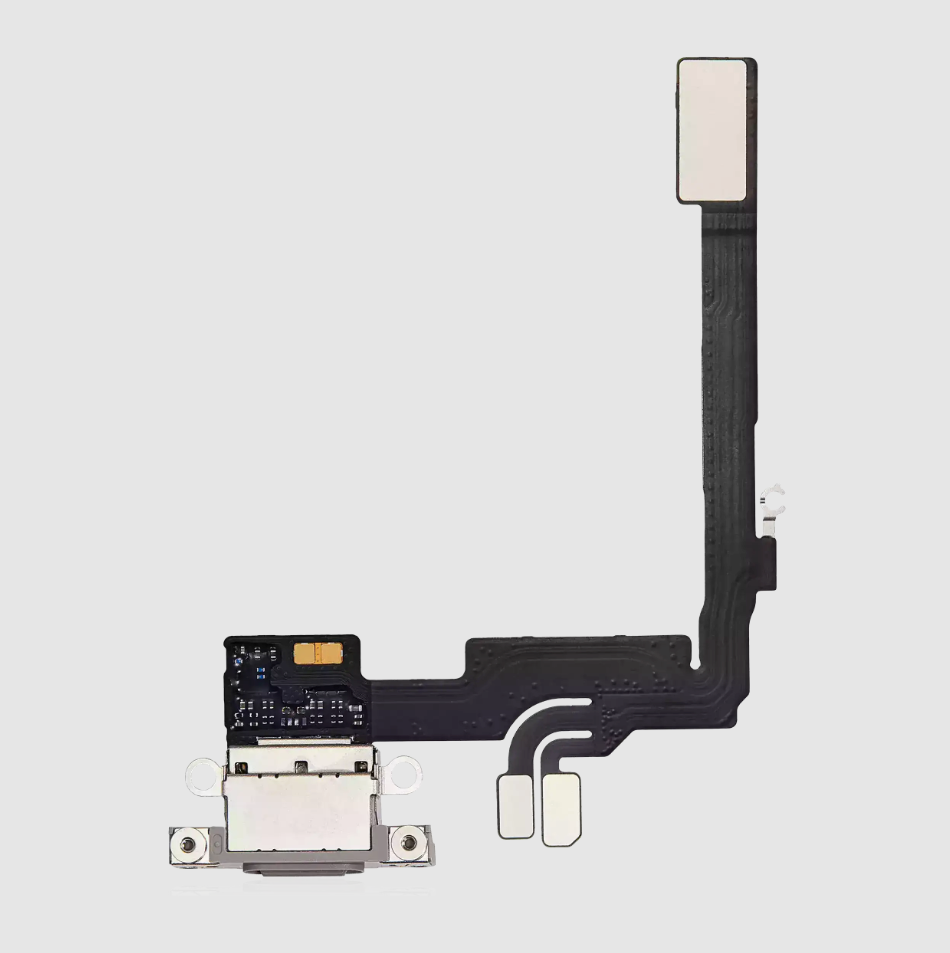 Charging Port Flex Cable For iPhone 16 Pro (Premium) (Natural Titanium)