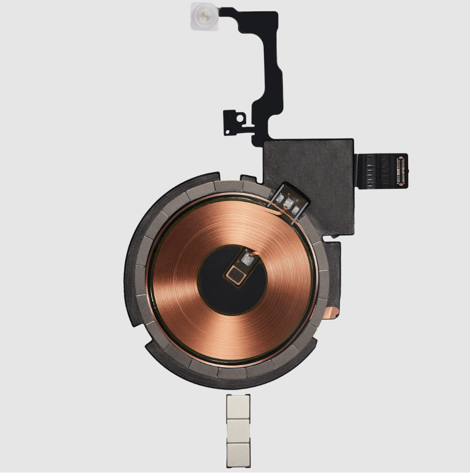 Wireless NFC Charging Flex With Flashlight Flex Cable For iPhone 15 Pro Max