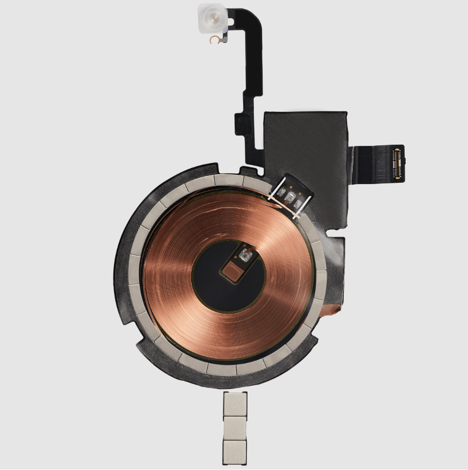 Wireless NFC Charging Fles & MagSafe Magnet & Flashlight Flex For iPhone 15 Pro (Original Used)