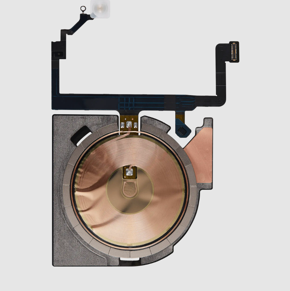 Wireless NFC Charging Flex With Flashlight Flex Cable For iPhone 15 Plus