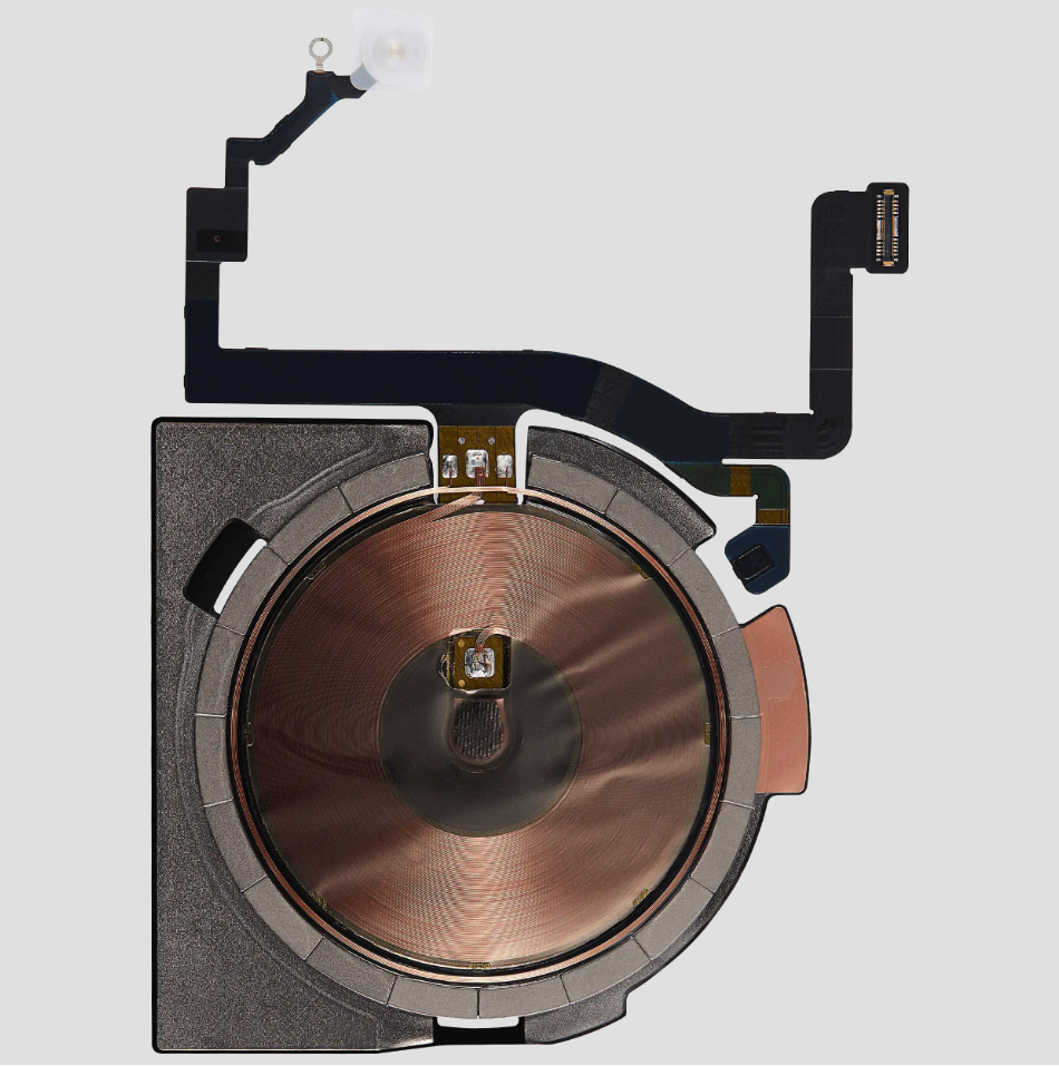 Wireless NFC Charging Flex With Flashlight Flex Cable For iPhone 15