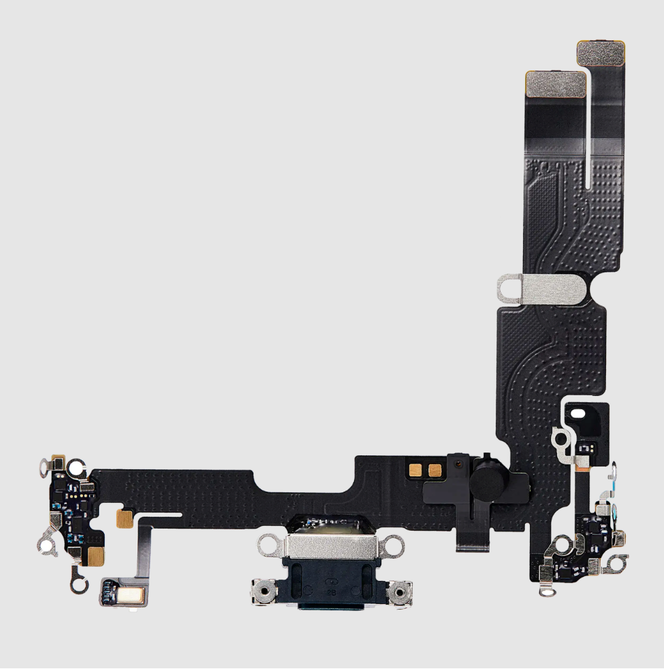 Charging Port Flex Cable For iPhone 14 Plus (Premium) (Midnight)