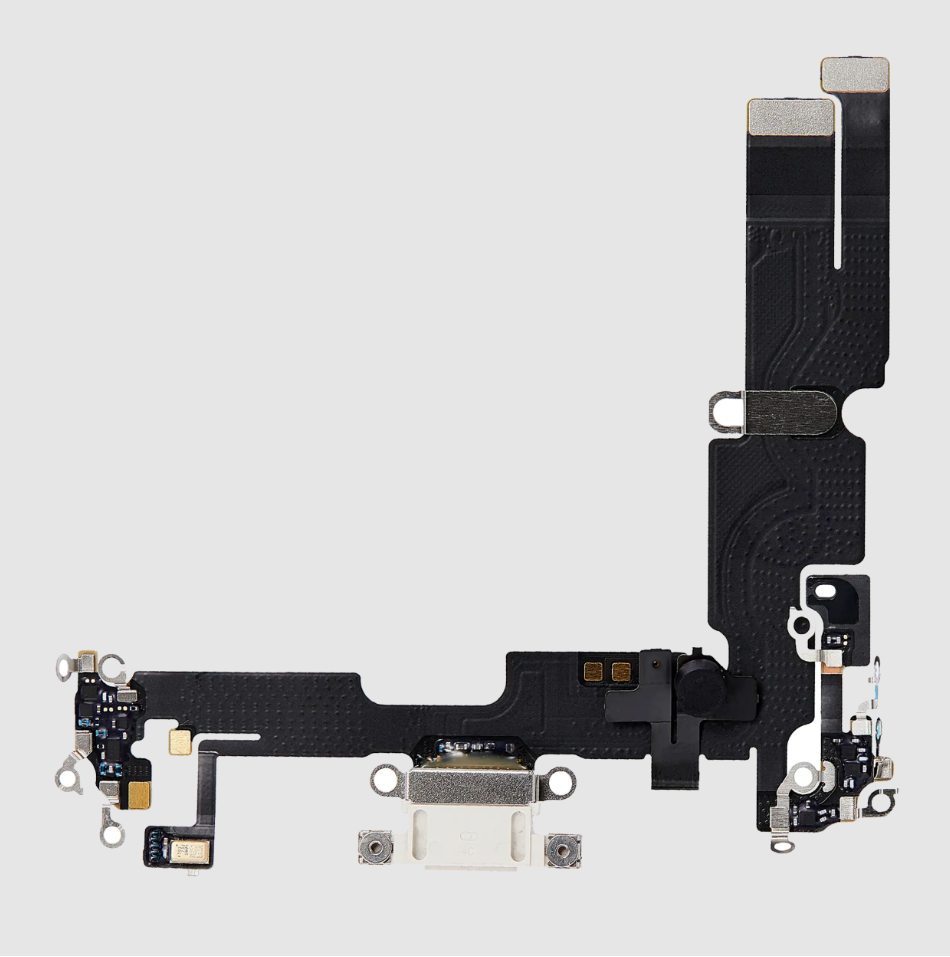 Charging Port Flex Cable For iPhone 14 Plus (Premium) (Starlight)