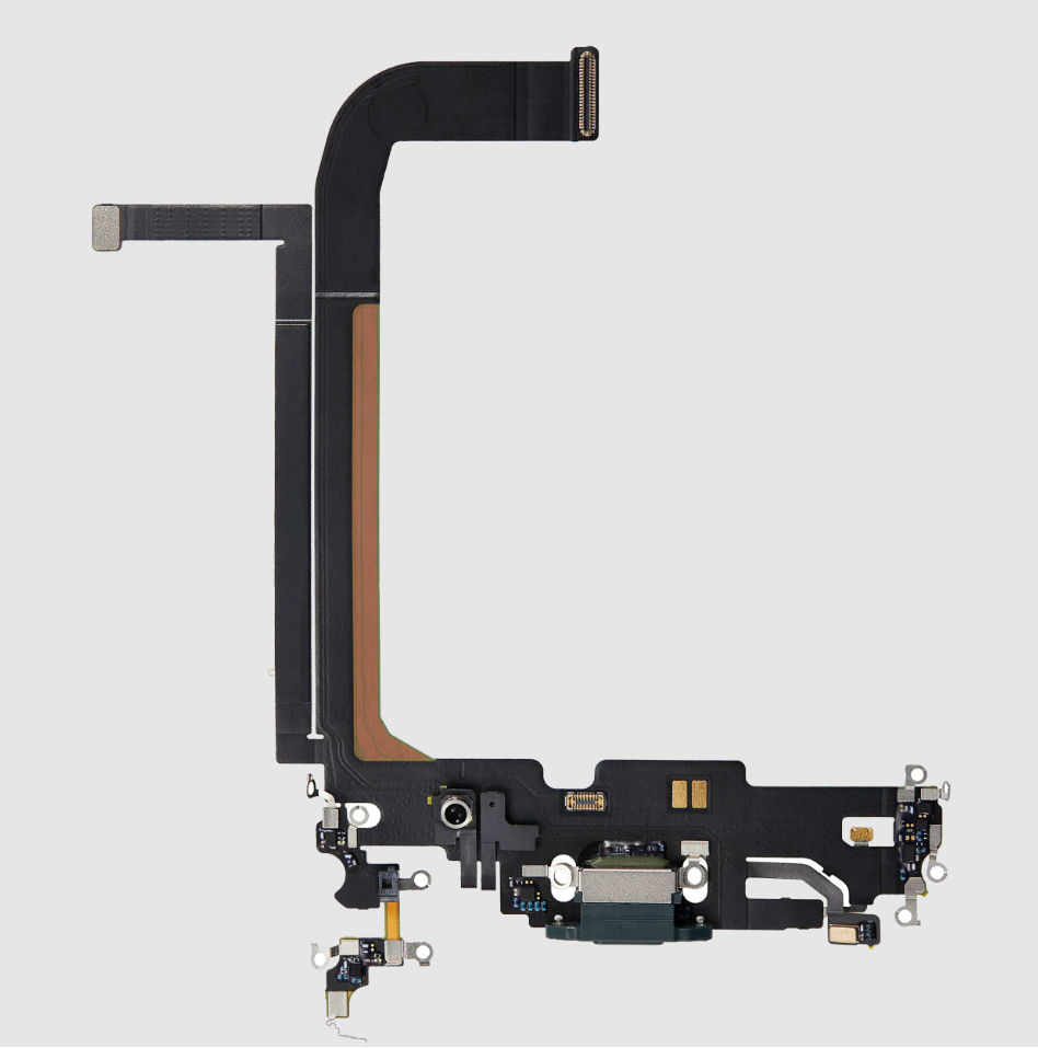 Charging Port Flex Cable For iPhone 13 Pro Max (Premium) (Alpine Green)