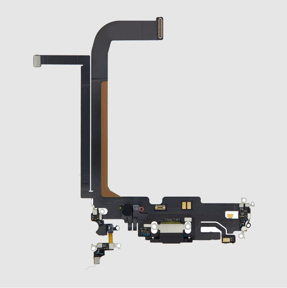Charging Port Flex Cable For iPhone 13 Pro Max (Premium) (Graphite)