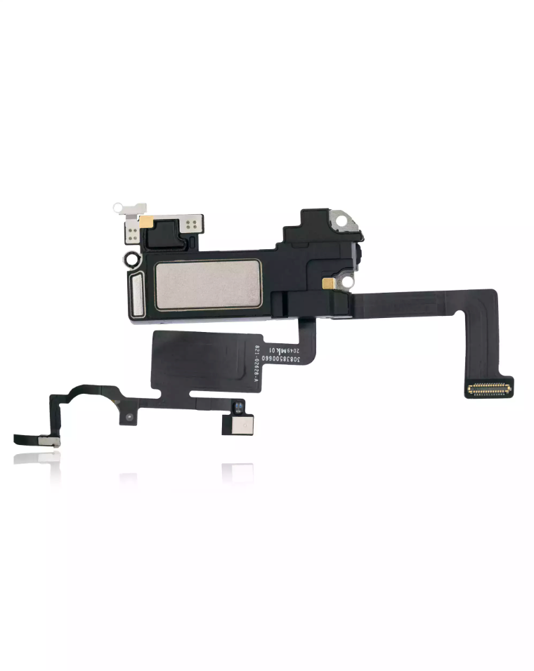 Earpiece Speaker With Proximity Sensor Cable For iPhone 12 / 12 Pro (Warning: Soldering Required For Face ID Functionality) (Aftermarket)