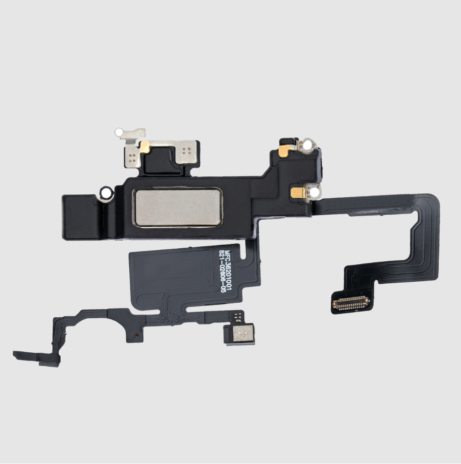 Earpiece Speaker With Proximity Sensor Cable For iPhone 12 Mini (Warning: Soldering Required For Face ID Functionality) (Aftermarket)